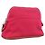 Hermès HERMES Bolide Pouch Canvas Pink Silver Auth 203321V Silber