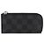 LOUIS VUITTON Damier Graphite Pochette Cles Coin Purse N60155 LV Auth 204807A Damier ebene - vista 13