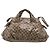 Borsa GUCCI GG Crystal Coated Canvas Beige Gold 197020 Auth 201445 D'oro - vista 2