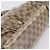 Borsa GUCCI GG Crystal Coated Canvas Beige Gold 197020 Auth 201445 D'oro - vista 8