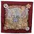 Hermès HERMES Carre 90 Pañuelo de Seda Bordeaux Auth 198389M Burdeos - vista 15
