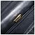 Bolsa de Ombro BALLY em Couro Preto e Dourado Auth BA15556 - vista 18