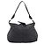LOEWE Shoulder Bag Leather Black Silver Auth 201357 Silvery - view 13