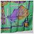 Hermès Pañuelo HERMES Carre 90 Seda Verde Auth 200005M - vista 10