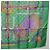 Hermès Pañuelo HERMES Carre 90 Seda Verde Auth 200005M - vista 23