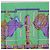 Hermès Pañuelo HERMES Carre 90 Seda Verde Auth 200005M - vista 3