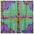 Hermès Pañuelo HERMES Carre 90 Seda Verde Auth 200005M - vista 6