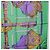 Hermès Pañuelo HERMES Carre 90 Seda Verde Auth 200005M - vista 7