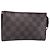 LOUIS VUITTON Damier Ebene Marais Pouch LV Auth ar14188
