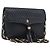 BALLY Schultertasche mit Kette aus Leder Schwarz Gold Auth 204454 Golden