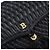 BALLY Schultertasche mit Kette aus Leder Schwarz Gold Auth 204454 Golden - Ansicht 17