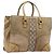 Borsa a mano GUCCI GG Canvas Suede Beige Gold 120897 Auth 203634 D'oro