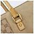Borsa a mano GUCCI GG Canvas Suede Beige Gold 120897 Auth 203634 D'oro - vista 18