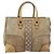 Borsa a mano GUCCI GG Canvas Suede Beige Gold 120897 Auth 203634 D'oro - vista 2