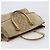 Borsa a mano GUCCI GG Canvas Suede Beige Gold 120897 Auth 203634 D'oro - vista 6