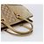 Borsa a mano GUCCI GG Canvas Suede Beige Gold 120897 Auth 203634 D'oro - vista 7