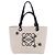LOEWE x Ghibli Spirited Away Soot Sprites Anagram Tote Small Auth 167586SM Nero Beige - vista 13