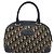Borsa a mano Christian Dior Trotter Canvas Navy Gold Tone Auth BA15542 Blu navy - vista 13