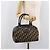 Borsa a mano Christian Dior Trotter Canvas Navy Gold Tone Auth BA15542 Blu navy - vista 21