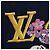 Camiseta LOUIS VUITTON x NIGO Pharrell Williams Navy HTY78WY75 Auth 167608SM Azul marino - vista 7
