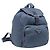 Mochila PRADA Nylon Azul Claro Plata Auth 203438
