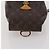 Zaino LOUIS VUITTON Monogram Montsouris MM M51136 LV Auth 197278 Monogramma - vista 6