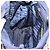 Bolsa de Ombro com Corrente PRADA Nylon Navy Gold Auth 203877 Dourado Azul marinho - vista 20