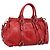 Borsa a mano Miu Miu Vitellolux 2way Red Gold Auth 204332V Rosso D'oro
