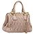Borsa a mano Miu Miu Matelassé in pelle 2way Beige Tono Oro Auth 167614M