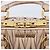Borsa a mano Miu Miu Matelassé in pelle 2way Beige Tono Oro Auth 167614M - vista 26