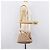 Borsa a mano Miu Miu Matelassé in pelle 2way Beige Tono Oro Auth 167614M - vista 34