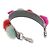 FENDI Strap Leather Multicolor Silver Auth 203712M Prata Multicor