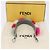 FENDI Strap Leather Multicolor Silver Auth 203712M Prata Multicor - vista 8