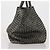 Borsa BOTTEGA VENETA INTRECCIATO in pelle nera argento Auth 201995 Nero - vista 4