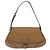 Borsa a tracolla BURBERRY in pelle marrone argento Auth 204741A - vista 13