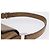 Borsa a tracolla BURBERRY in pelle marrone argento Auth 204741A - vista 8