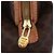 Céline CELINE Macadam Pouch PVC Leder Braun Goldfarben Auth ar14260A - Ansicht 18