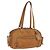 Borsa a mano PRADA in pelle marrone argento Auth am12592V