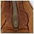Borsa a mano PRADA in pelle marrone argento Auth am12592V - vista 6