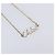 Chloé Chloe Halskette Metall 3er-Set Gold- und Silberton Auth SW2841 - Ansicht 2