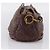 Borsa a tracolla BOTTEGA VENETA INTRECCIATO in pelle marrone e oro 192661 Auth 201370A D'oro - vista 3