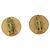 CHANEL Ohrringe Metall Goldfarben CC Auth 204673V - Ansicht 2