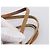 Borsa a mano BURBERRY Nova Check Canvas Beige Silver Auth 203632 Argento - vista 10