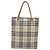 Borsa a mano BURBERRY Nova Check Canvas Beige Silver Auth 203632 Argento - vista 2