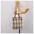 Borsa a mano BURBERRY Nova Check Canvas Beige Silver Auth 203632 Argento - vista 24