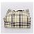 Borsa a mano BURBERRY Nova Check Canvas Beige Silver Auth 203632 Argento - vista 5