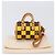 LOUIS VUITTON Damier Pop Mini Speedy Pouch M01694 LV Auth 202599SAM Damier ebene - Ansicht 12