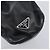 Borsa Tote PRADA in pelle nera argento Auth am12581M Nero - vista 18