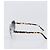 PRADA Sunglasses Metal Brown Silver Auth BA15585 Silvery - view 3