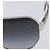 PRADA Sunglasses Metal Brown Silver Auth BA15585 Silvery - view 7